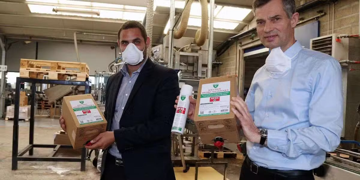 Sud Ouest Newspaper – Charente: Hydroalcoholic gel on an industrial scale