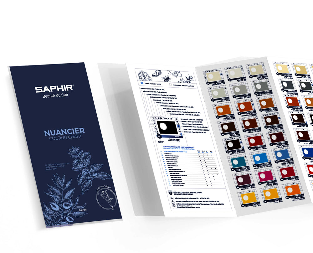 Saphir Colour Chart
