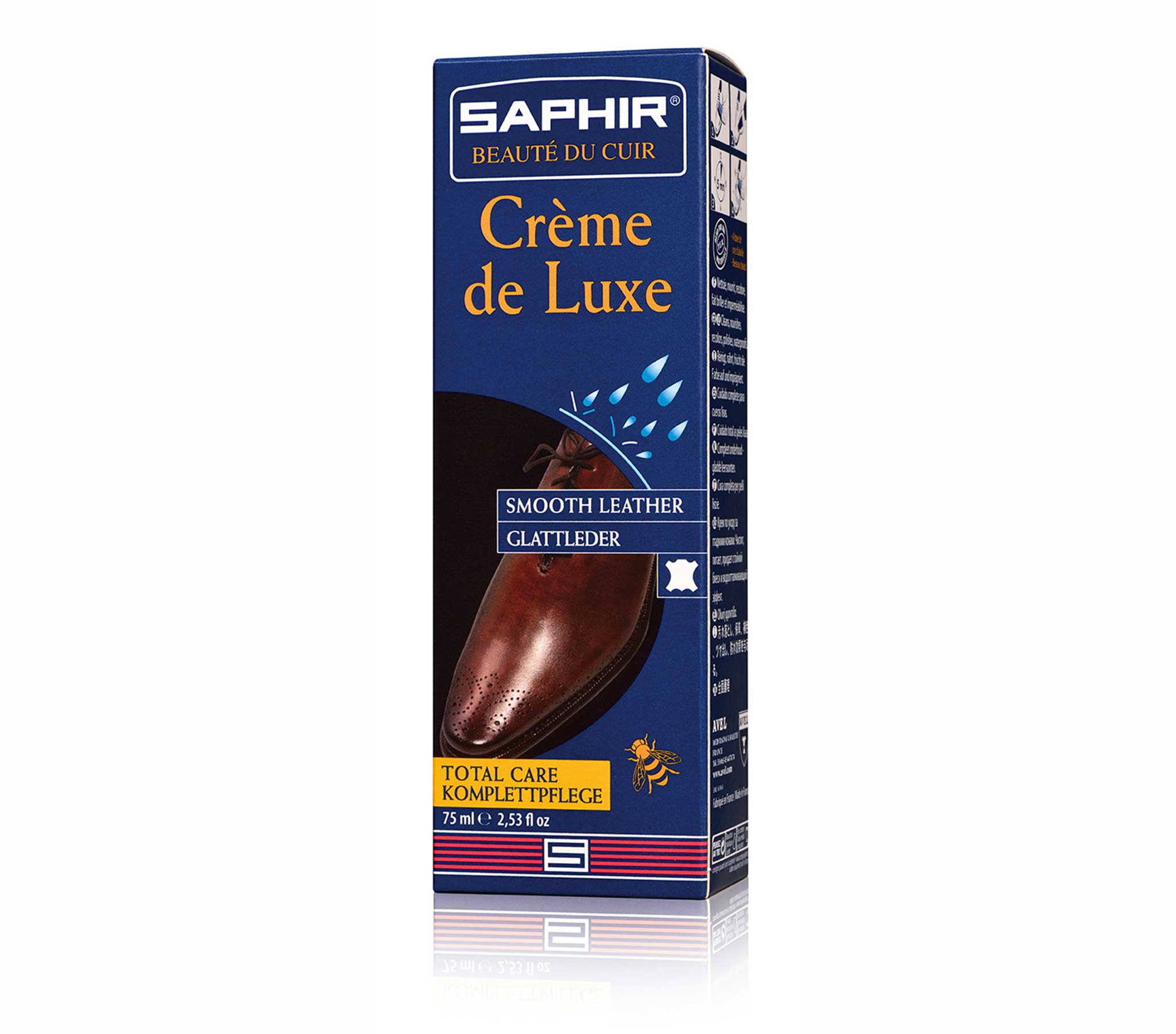 Crème delicate pour cuir 50 ml + chamoisine SAPHIR