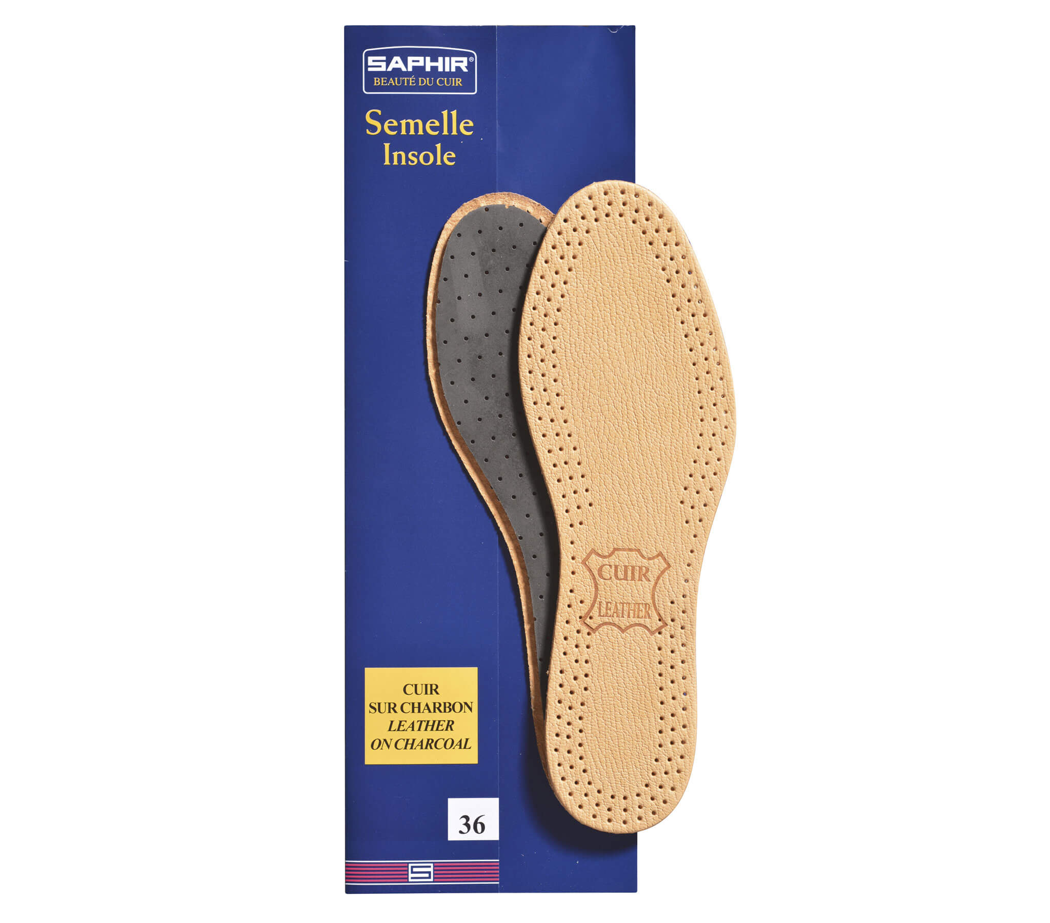 Leather & Charcoal Insoles
